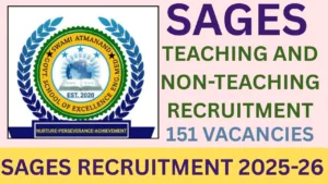 SAGES RECRUITMENT 2025-26
