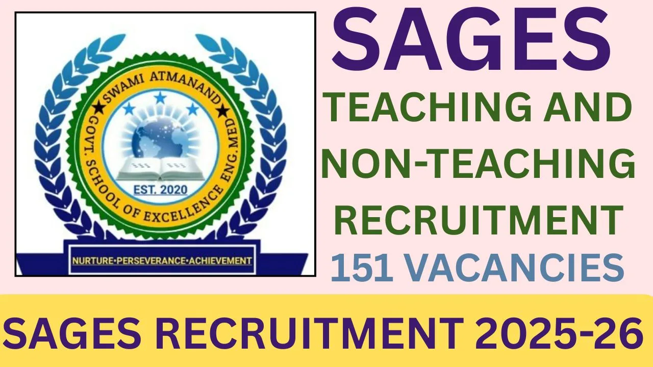 SAGES RECRUITMENT 2025-26